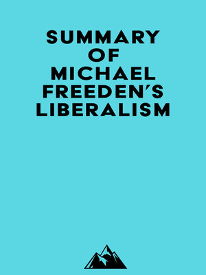 cover image of Summary of Michael Freeden's Liberalism
